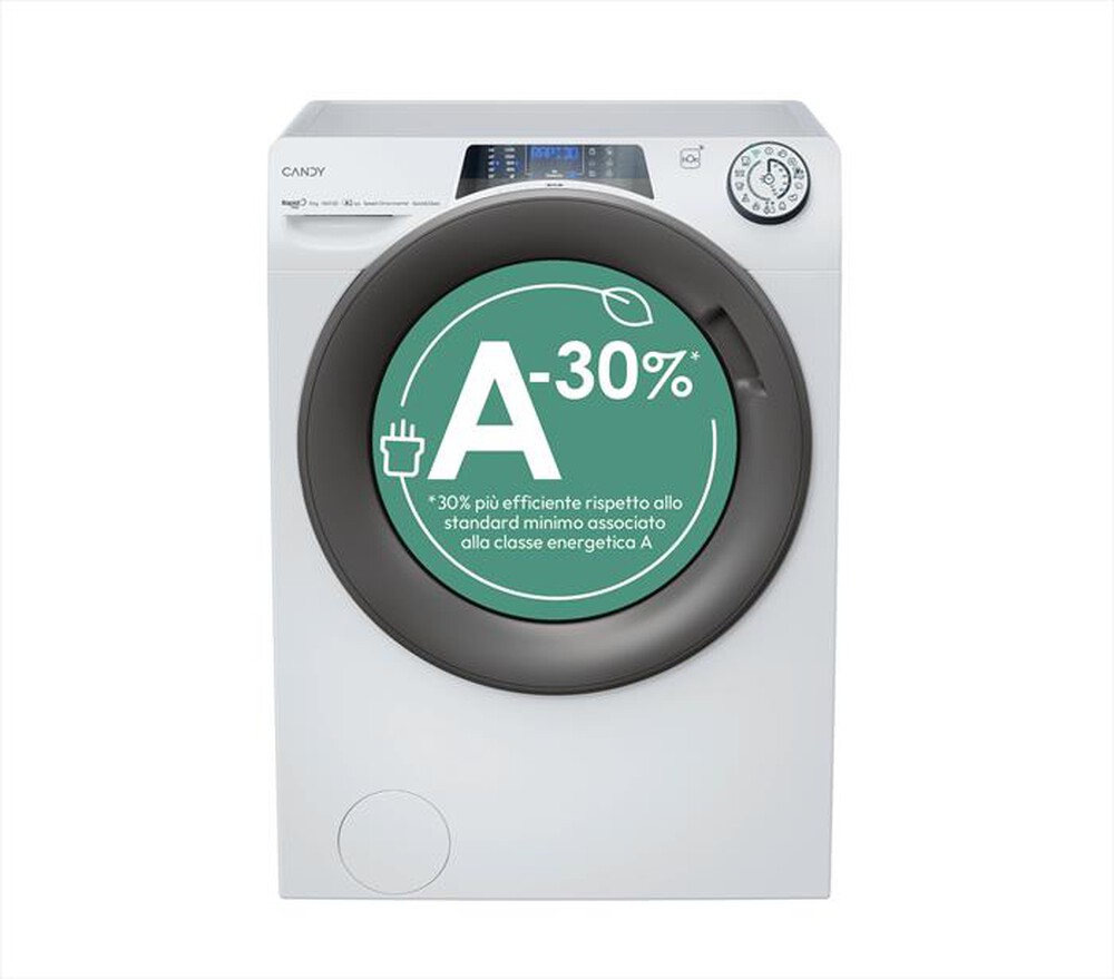 "CANDY - Lavatrice RP486BWMR91S 8 Kg Classe A-White"