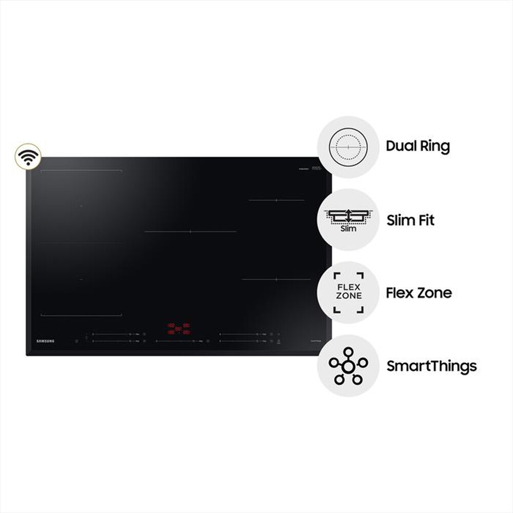 Immagine del prodotto SAMSUNG - Piano cottura induzione NZ85C5047KK/U1 80 cm-nero