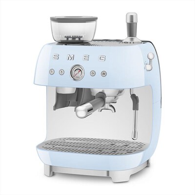 SMEG - Macchina Caffè Espresso e macinacaffè EGF03PBEU-Azzurro