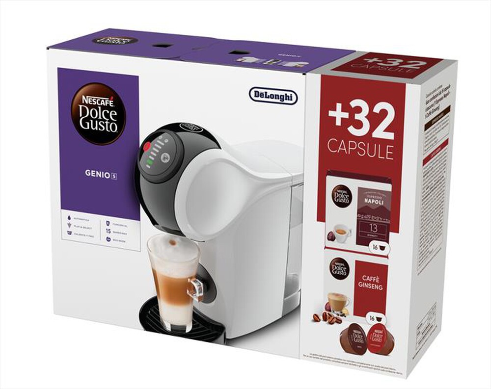 Immagine del prodotto DE LONGHI - Macchina da caff&eacute; EDG226.W BUNDLE-Bianco
