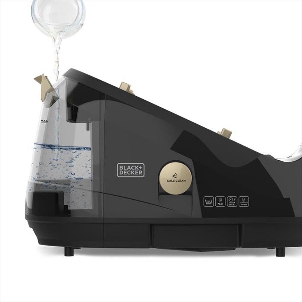 "BLACK & DECKER - Sistema stirante BXSS2400E-Nero / gold"