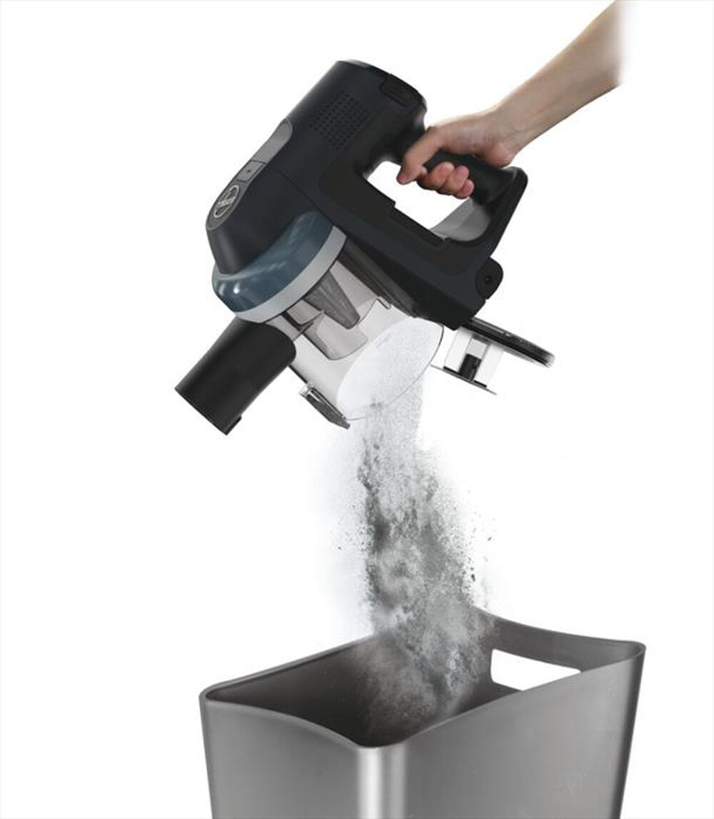 "HOOVER - Aspirapolvere ricaricabile HF401P 011-Nero, Argento"