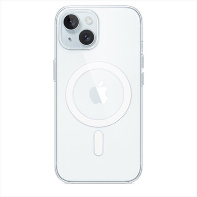 APPLE - Custodia MagSafe iPhone 15-Trasparente