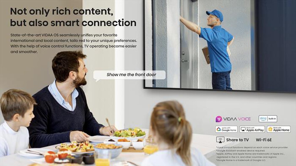 "HISENSE - Smart TV OLED 65\" 4K Ultra HD 65A86N 120Hz-NERO"