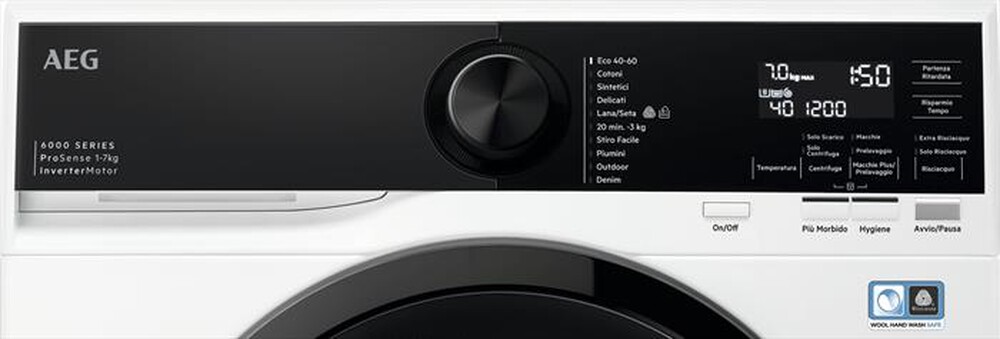 Immagine del prodotto AEG - Lavatrice L6SE47B 7 Kg Classe B-Bianco