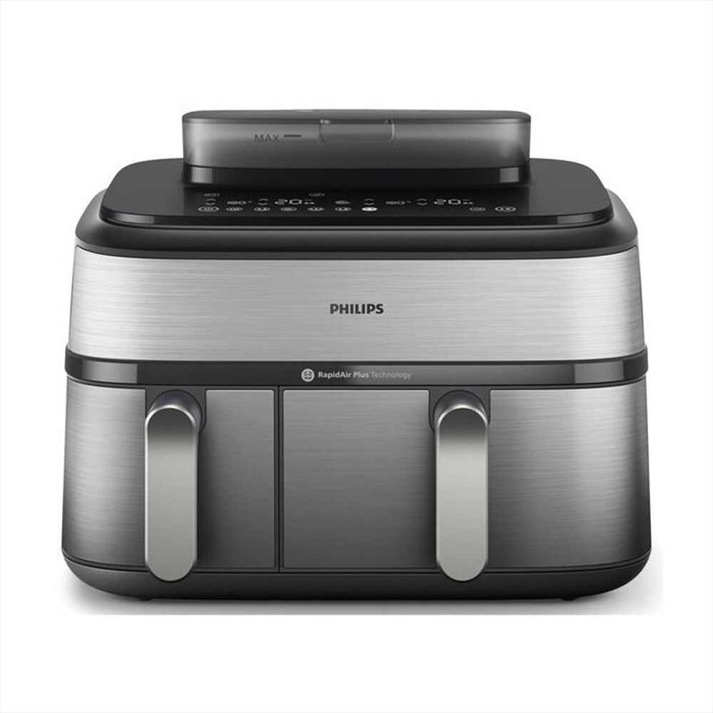 "PHILIPS - AIRFRYER SERIE 5000 DA 9L COTTURA VAPORE NA555/00-Inox"