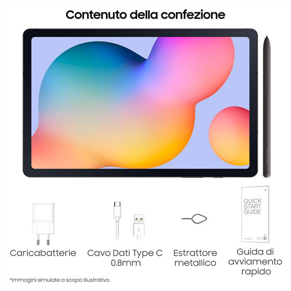 "SAMSUNG - GALAXY TAB S6 LITE (2022) LTE-Gray"