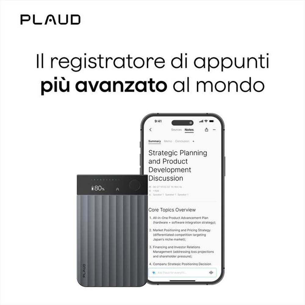 Immagine del prodotto PLAUD - PLAUD NOTE PRO-Nero