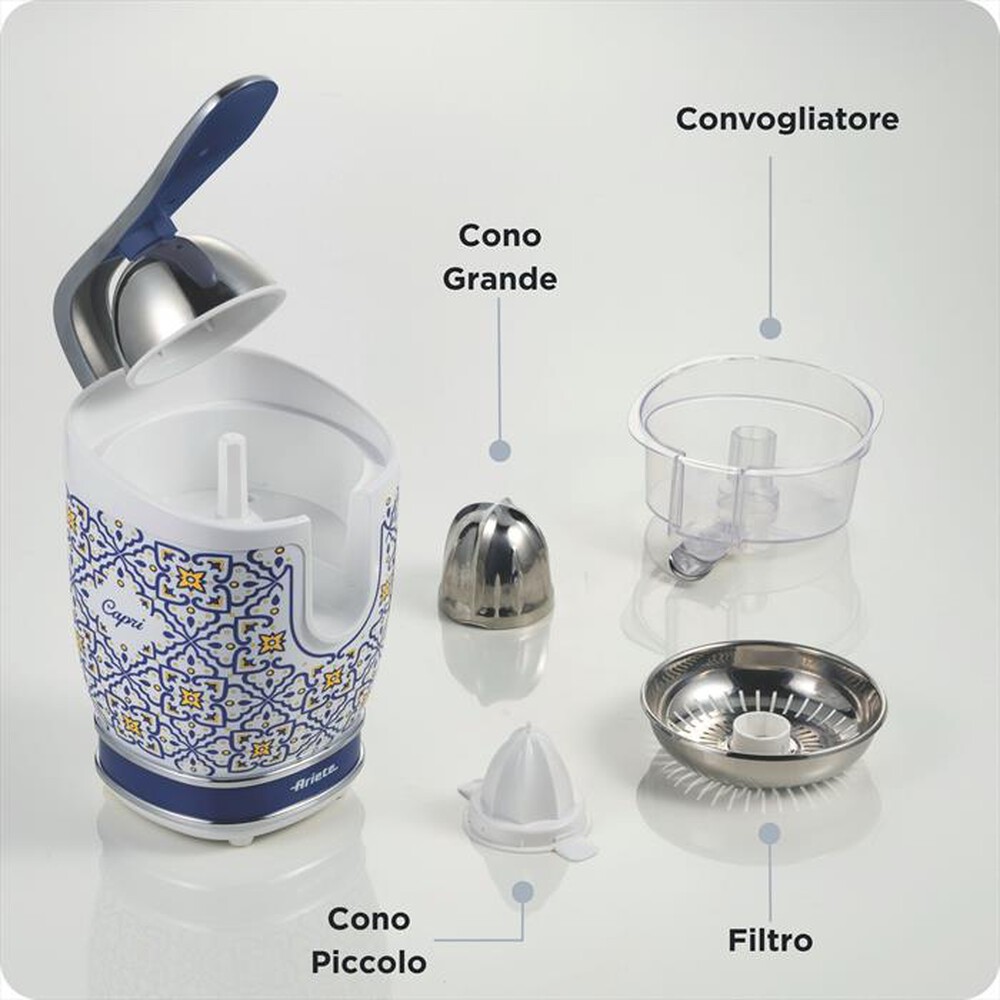Immagine del prodotto ARIETE - 0413/0C Spremiagrumi elettrico Capri-Blue,Multicolour