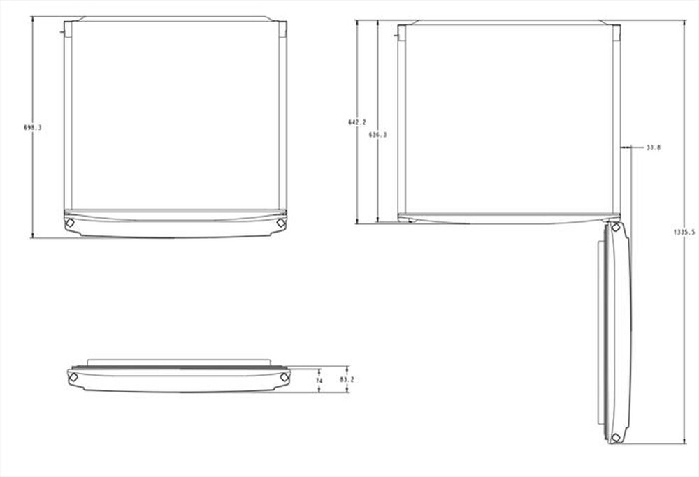 "HOTPOINT ARISTON - Frigorifero 2 porte ENXTM 18322 X F 1 Classe F-Stainless steel"