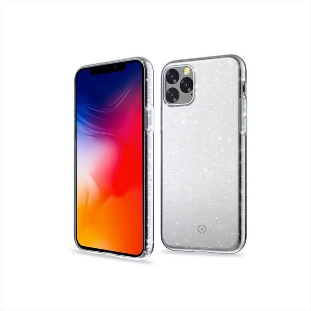 "CELLY - SPARKLE1000WH - SPARKLE IPHONE 11 PRO-Trasparente/TPU"