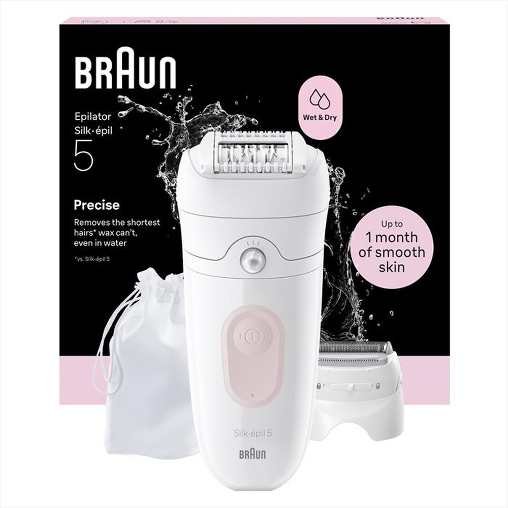 Immagine del prodotto BRAUN - Epilatore Wet & Dry LEGEPIL SE5-041 BOX MN-ROSA FLAMINGO