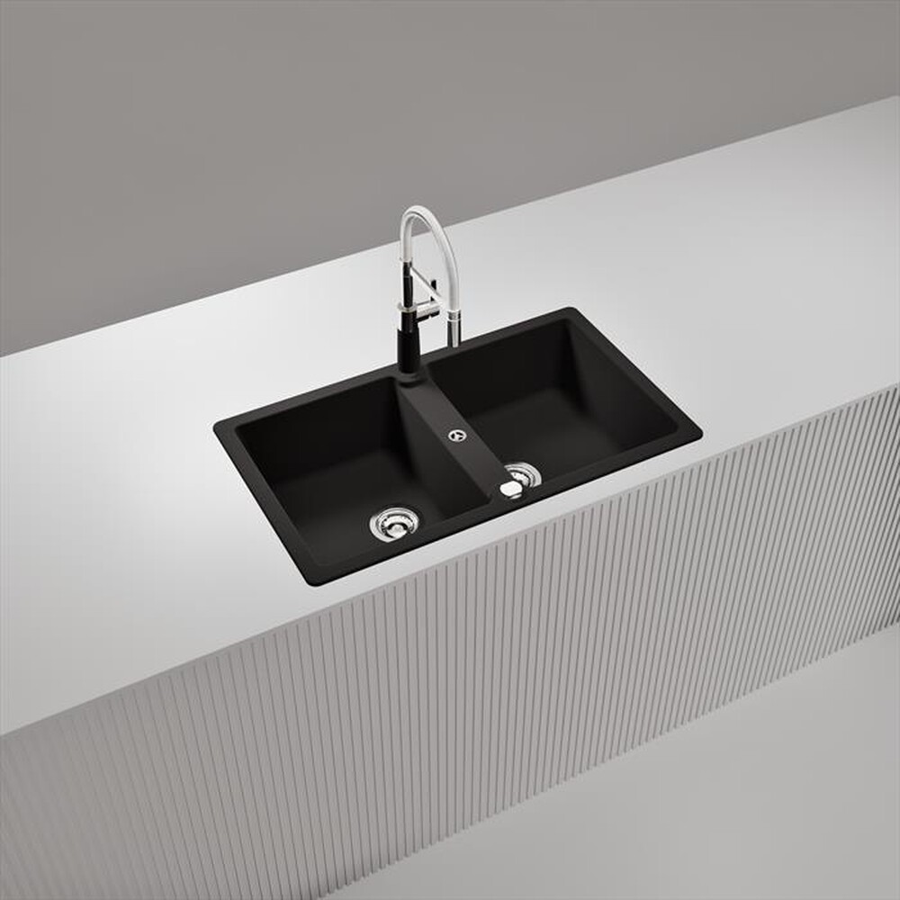 Immagine del prodotto GLEM GAS - Lavello 2 vasche GLU862BK-Nero Opaco