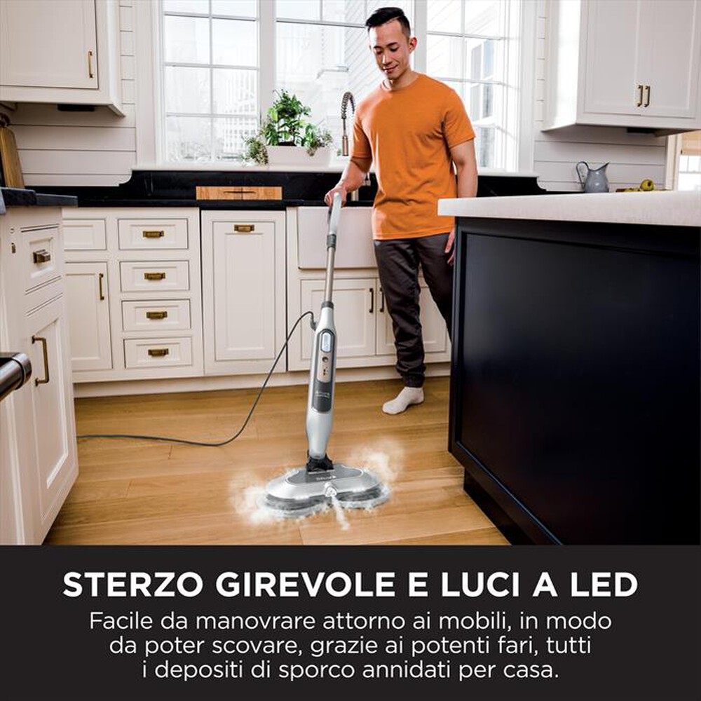"SHARK - Scopa a vapore STEAM MOP CON STEAM BLASTER S8201EU-Bianco"