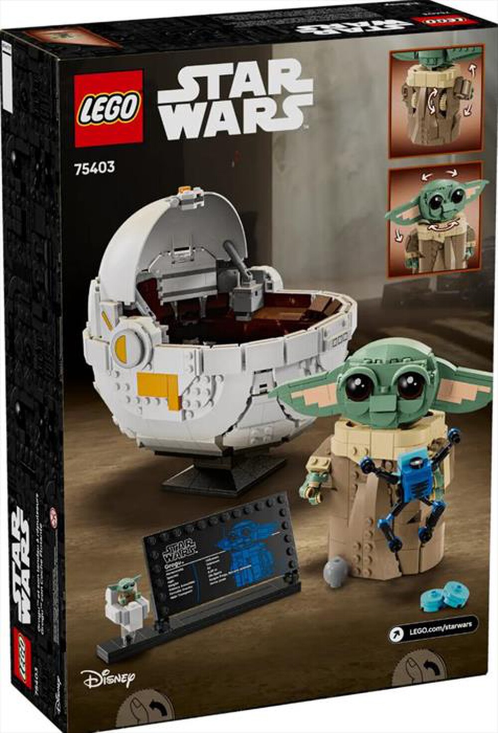 "LEGO - STAR WARS Grogu e carrozzina - 75403-Multicolore"
