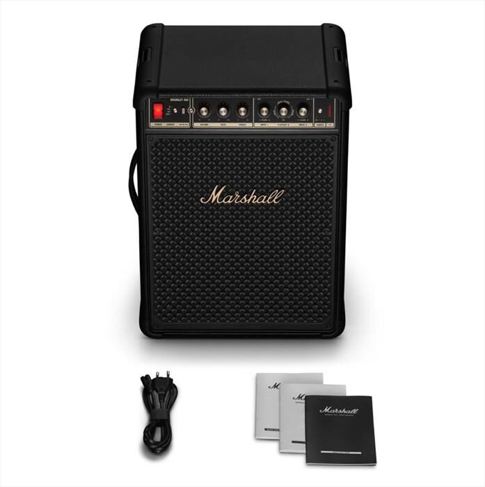 MARSHALL - Diffusore BROMLEY 450-Black & Brass | Euronics