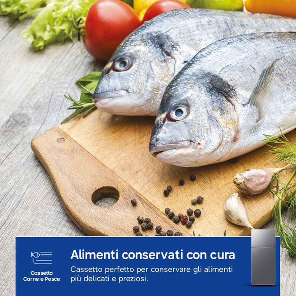 Immagine del prodotto SAMSUNG - Frigorifero 2 porte RT53DG7A14S9EF Classe E 530 lt-Metal Inox