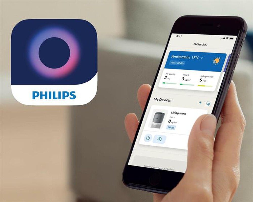 "PHILIPS - Purificatore SERIES 3000I AC3033/10-Bianco"