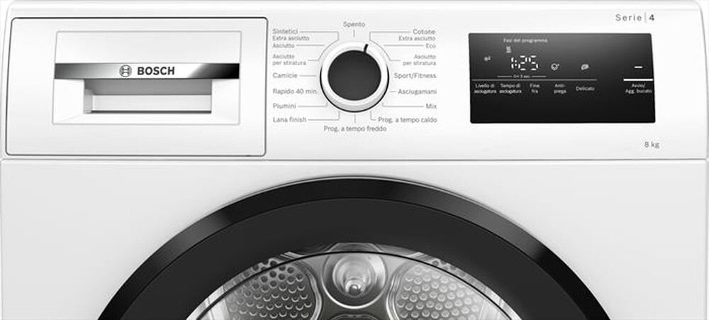 "BOSCH - Asciugatrice WTH85298II 8 Kg Classe A++-BIANCA"