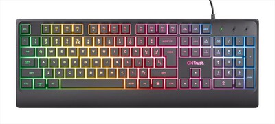 TRUST - BASICS GAMING LED KEYBOARD IT-Black/RGB