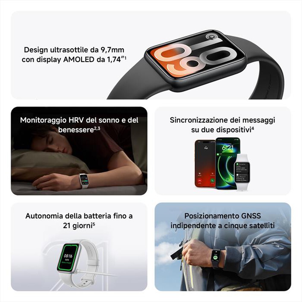 Immagine del prodotto XIAOMI - Smartwatch SMART BAND 10 PRO-BLACK