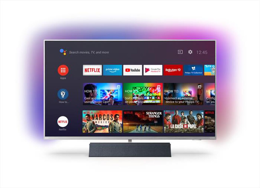 "PHILIPS - SMART TV AMBILIGHT ANDROID TV 4K 43\" 43PUS9235/12-Silver"
