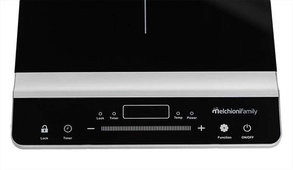 "MELCHIONI FAMILY - Fornello elettrico 2 piastre TSUNAMI2-Nero"