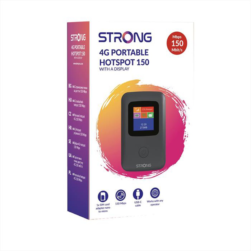 Immagine del prodotto STRONG - Router 4GMIFI150CD-GRIGIO