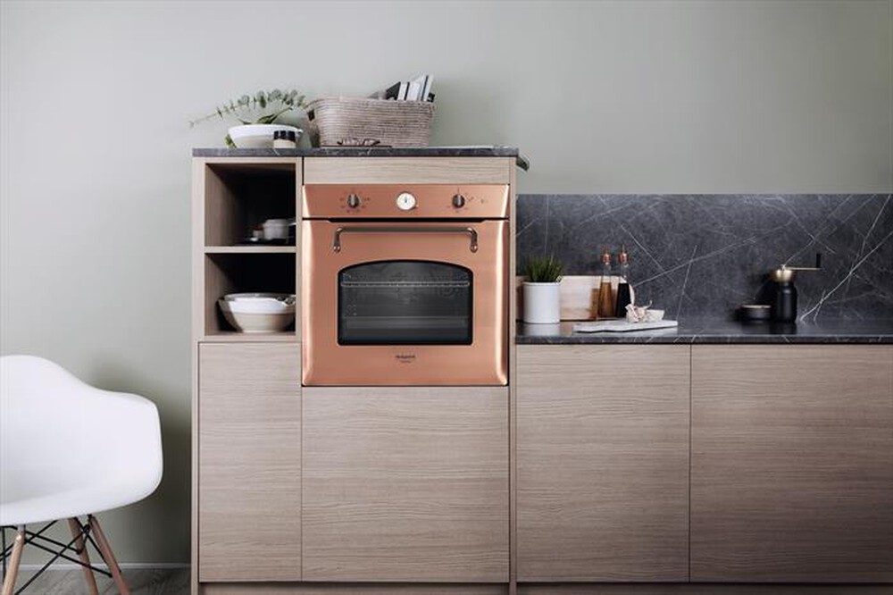 "HOTPOINT ARISTON - Forno incasso elettrico + gas FIT 804 H RAME"