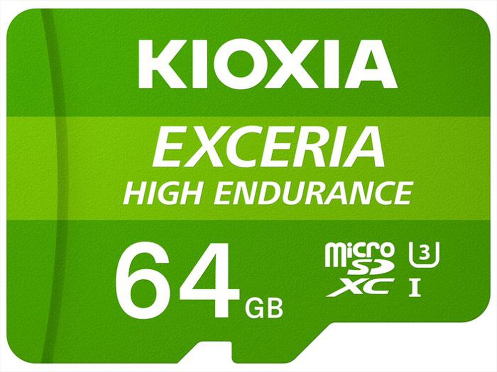 "KIOXIA - MICROSD EXCERIA HIGH ENDURANCE MHE1 UHS-1 64GB-Verde"