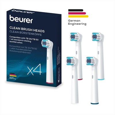 BEURER - TB RICAMBI CLEAN 4PZ-Bianco