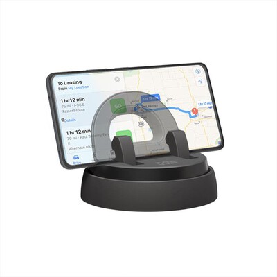 SBS - Supporto per auto cruscotto girevole-Nero