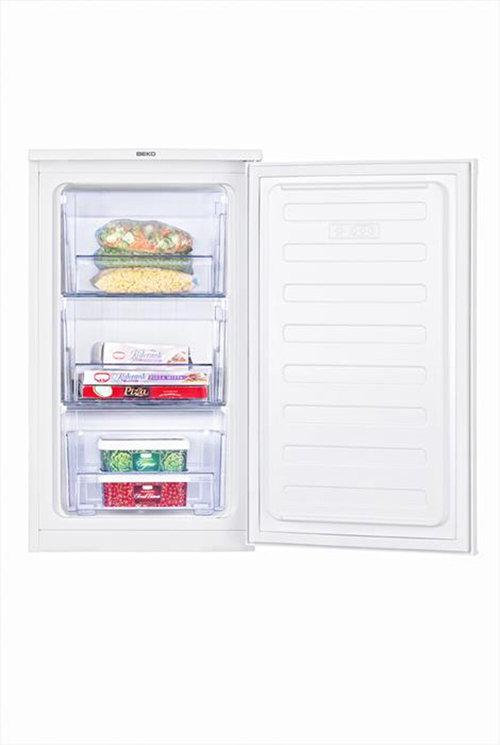 "BEKO - Congelatore verticale FS1 66020 Classe E 66 lt-Bianco"