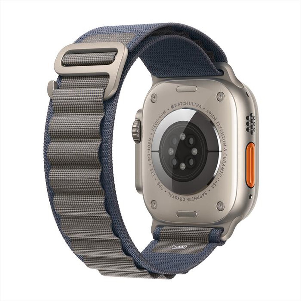 "APPLE - Watch Ultra 2 GPS + Cellular Cassa 49mm - Large-Blu Alpine Loop"