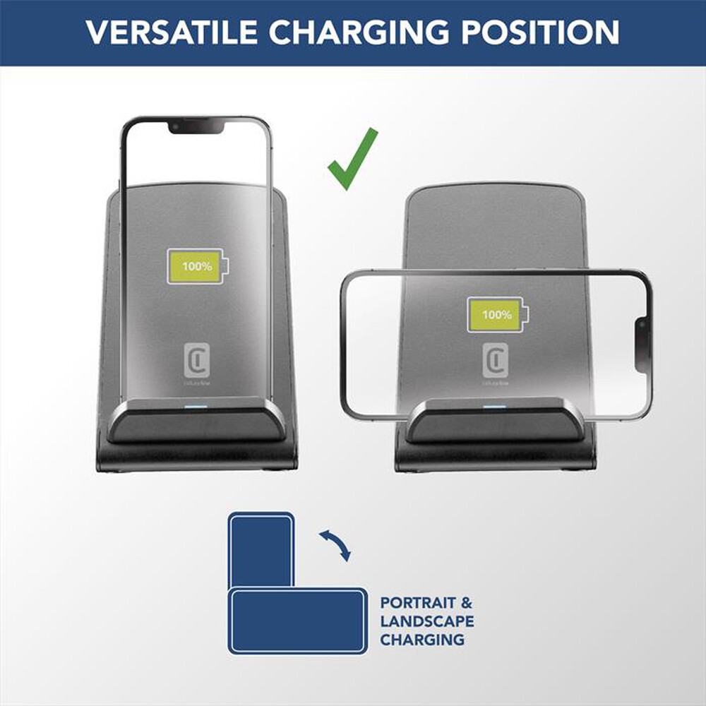 Immagine del prodotto CELLULARLINE - WIRELESSTAND10WK-Nero