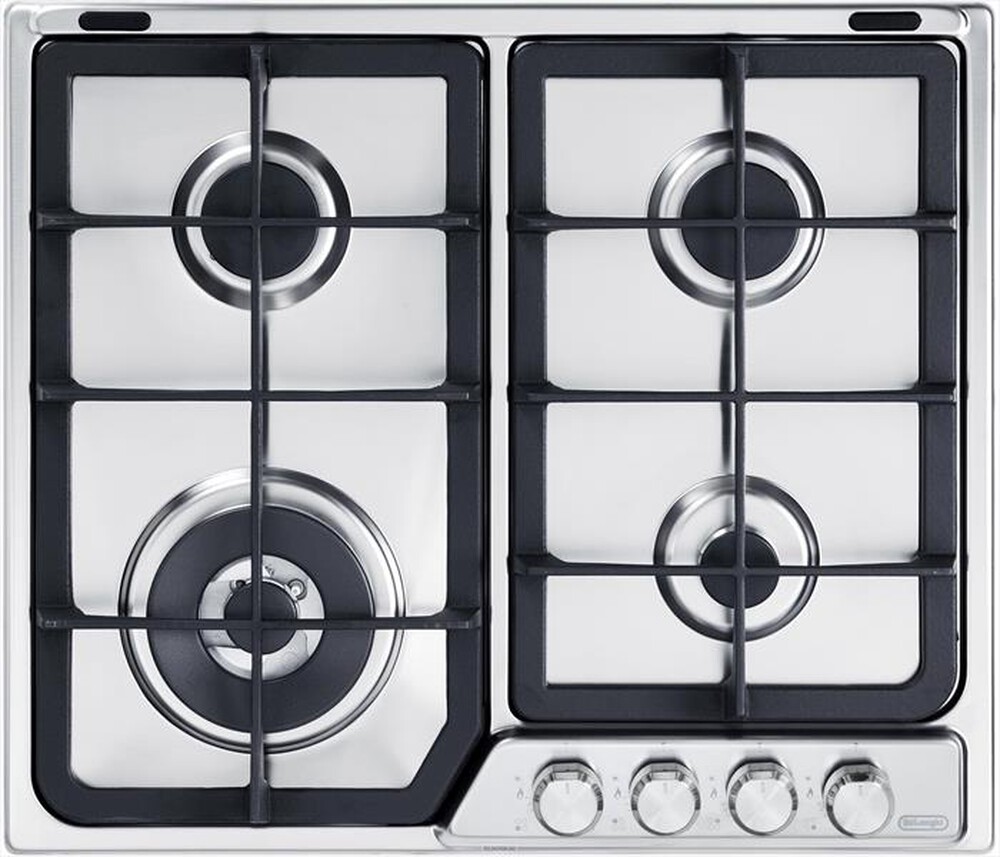 "DE LONGHI - Piano cottura a gas PFI 46 GH 4 fuochi 58cm-inox"
