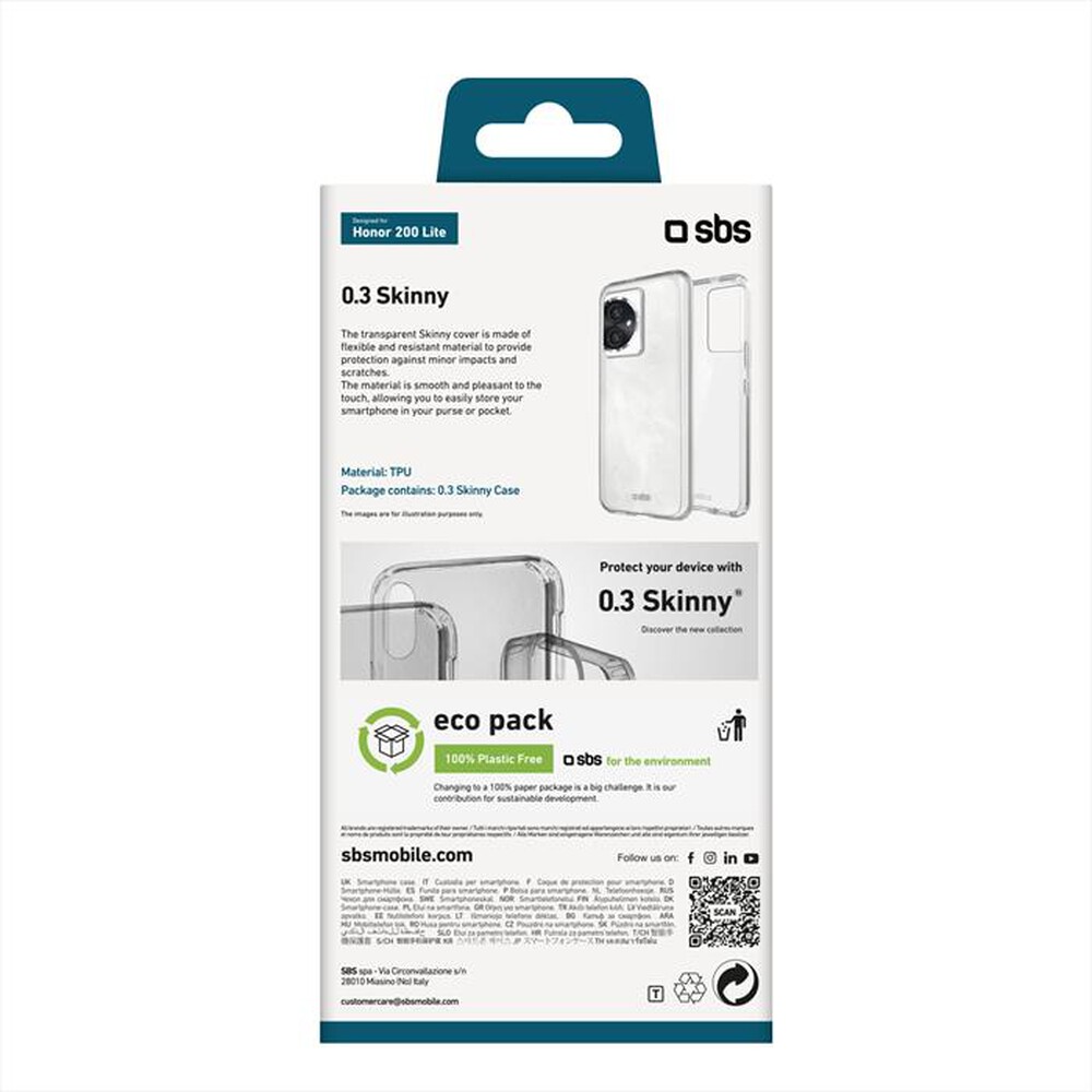 Immagine del prodotto SBS - Cover TESKINHO200LT per Honor 200 Lite