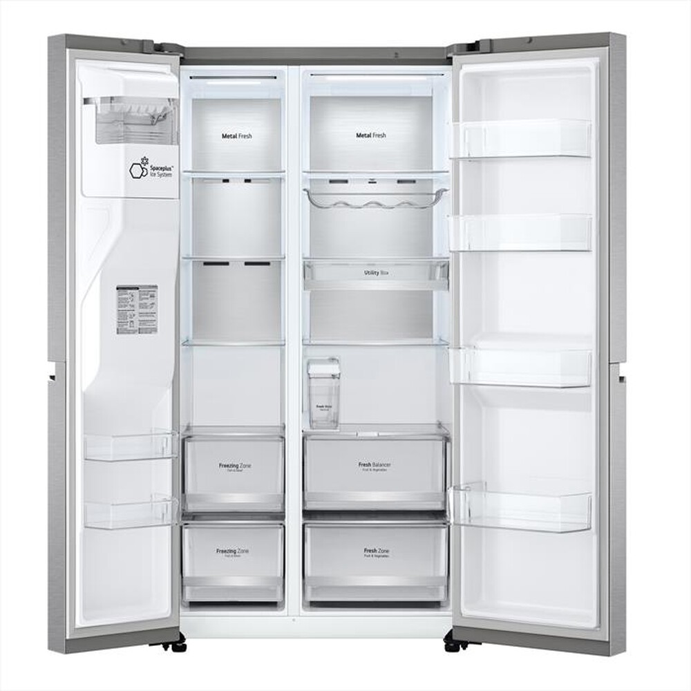 Immagine del prodotto LG - Frigorifero side by side GSLV91MBAD Classe D 635L-Stainless steel