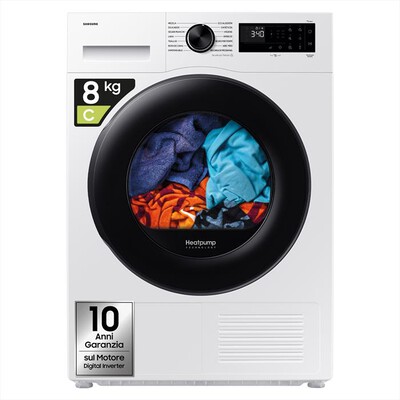 SAMSUNG - Asciugatrice DV80DG52B0AEET 8Kg Classe C-Bianco