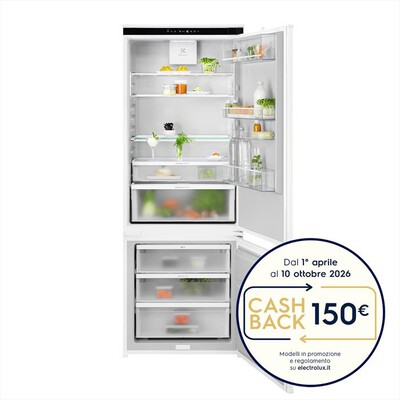 ELECTROLUX - Frigorifero combinato ENG7TE75S Classe E 376 lt