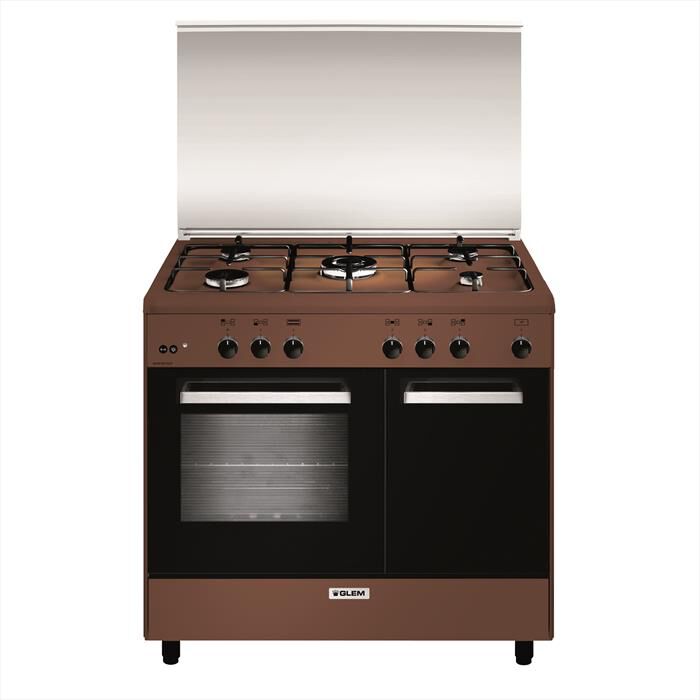 GLEM GAS - Cucina a gas AR965GC Classe A-Marrone | Euronics