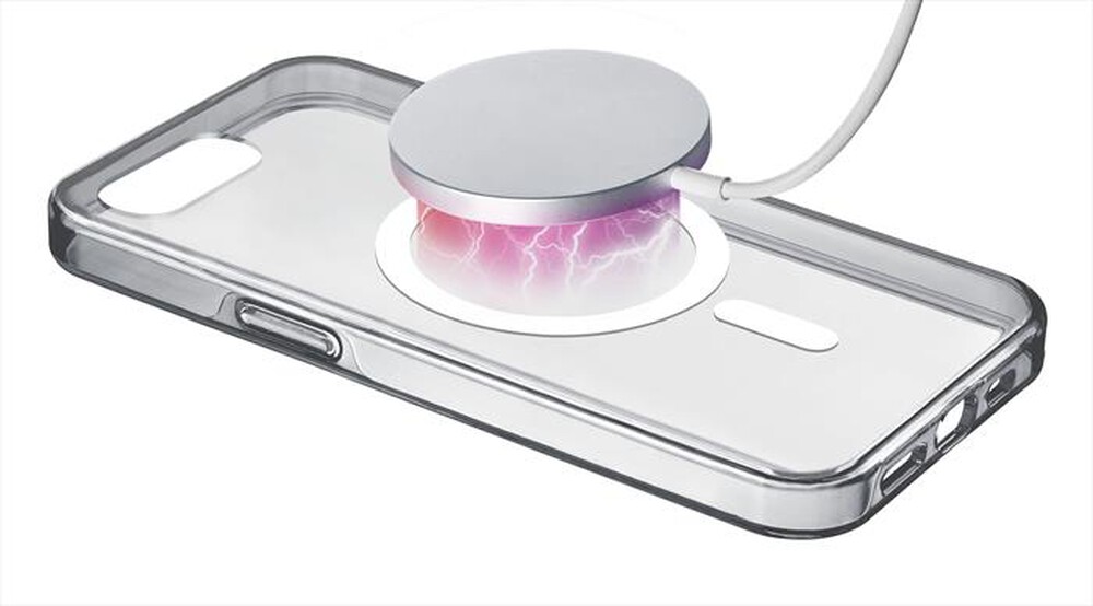 "CELLULARLINE - Custodia rigida CLEAR MAG per iPhone 16E-Trasparente"