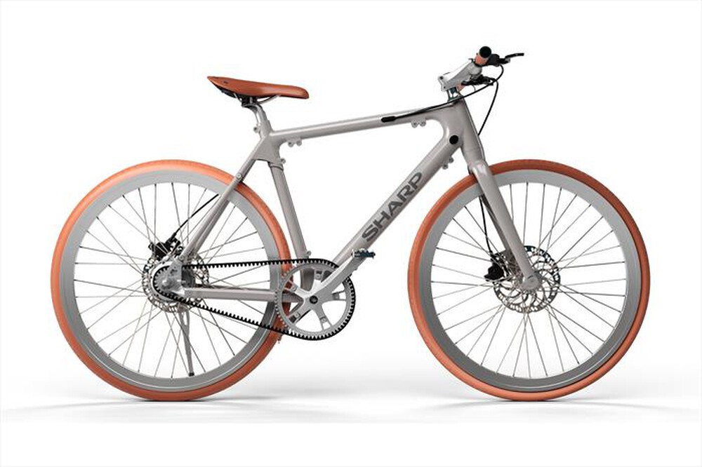 "SHARP - Bici elettrica a pedalata assistita BK-RS08E-S-Silver"