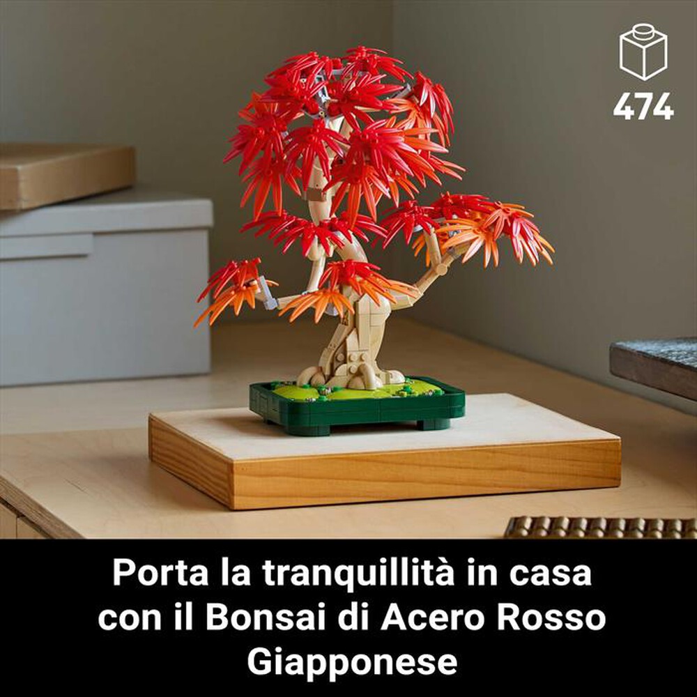 "LEGO - BOTANICALS Bonsai di acero rosso giapponese-10348"
