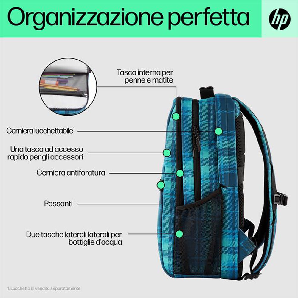 Immagine del prodotto HP - ZAINO CAMPUS XL 16,1"-Tartan