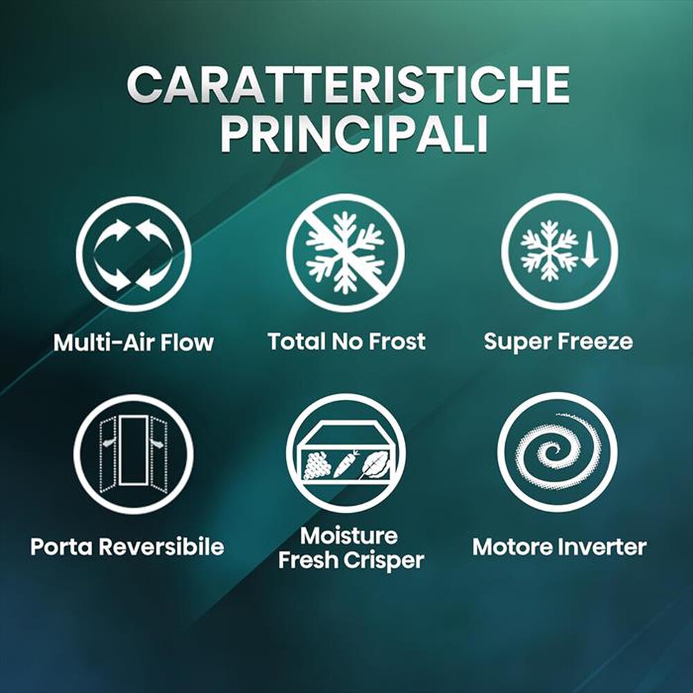 Immagine del prodotto HISENSE - Frigorifero combinato RB440N4ACA Classe A 336 lt-Inox