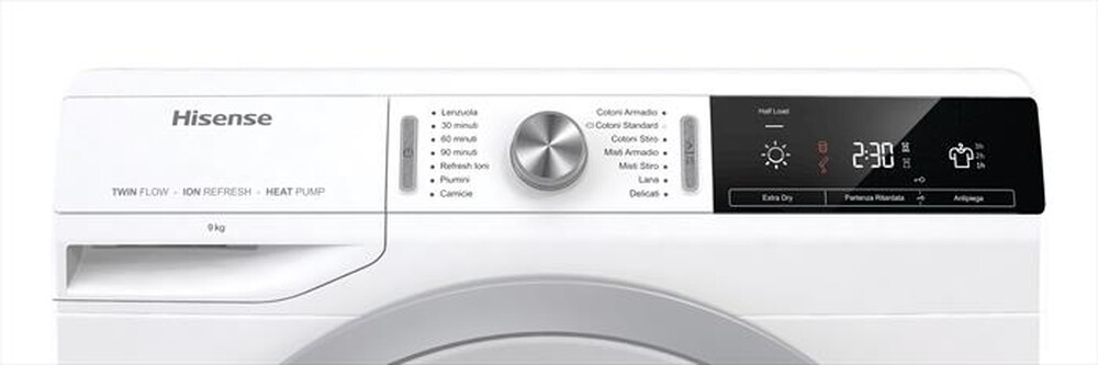 "HISENSE - Asciugatrice DHGA90 - 9 Kg - A++"