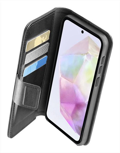 CELLULARLINE - Custodia a libro BOOK AGENDA per Galaxy A36/A56-Nero