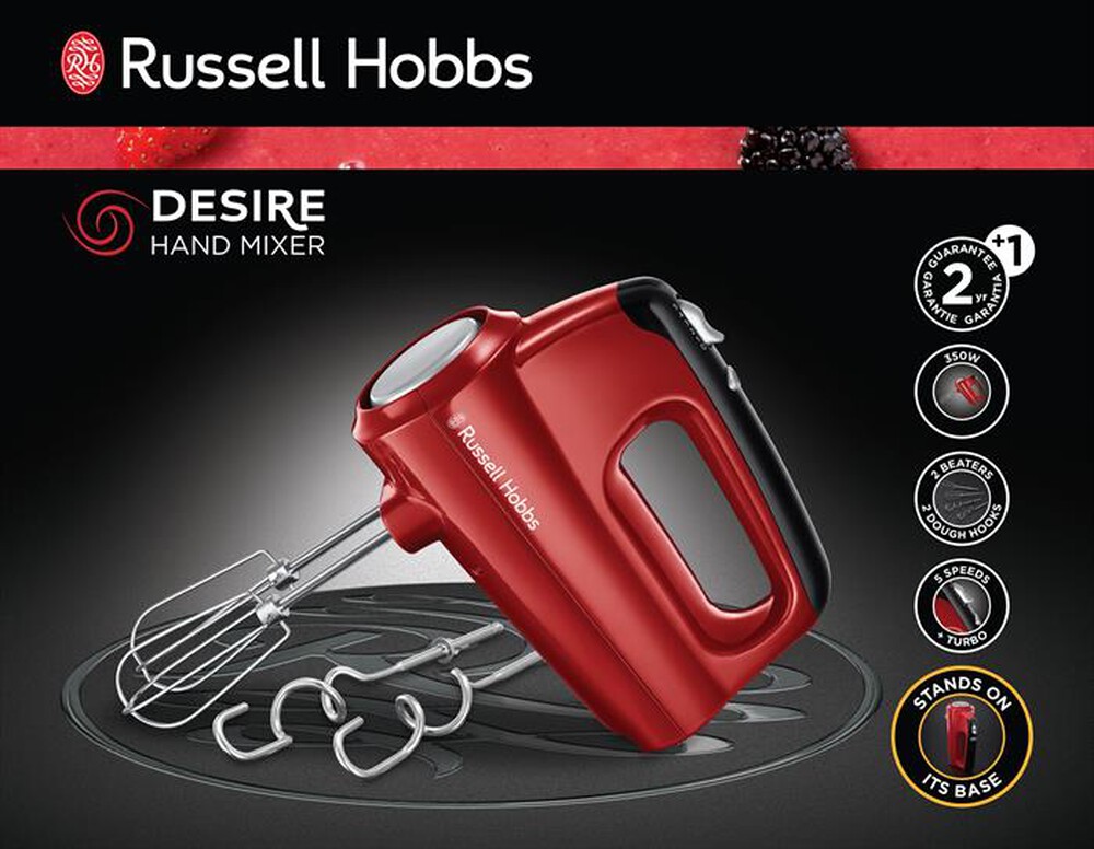 "RUSSELL HOBBS - 24670-56-rosso nero"