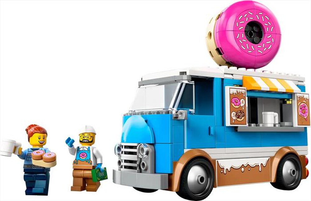 "LEGO - CITY Furgone delle ciambelle - 60452-Multicolore"